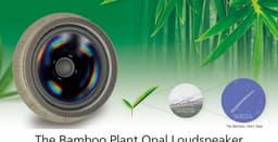 Panasonic разработала новые динамические головки Bamboo Plant Opal Loudspeaker с использованием бамбука и опала