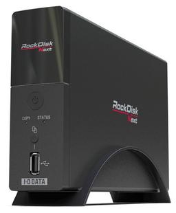 Однодисковый сетевой накопитель I-O Data RockDiskNext оснащен портами Gigabit Ethernet, eSATA и USB 2.0