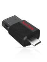 Флэш-накопитель SanDisk Ultra Dual USB Drive оснащен одновременно разъемами USB и micro-USB