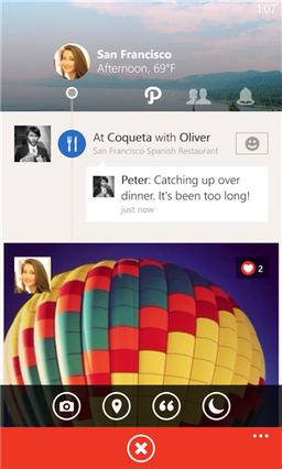 Path Beta 1.1.0.2066 для Windows Phone 8 — приложение для управления постами в соцсетях