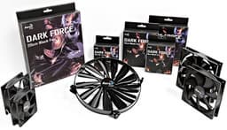 Серия корпусных вентиляторов AeroCool Dark Force включает модели типоразмера 80, 90, 120, 140 и 200 мм