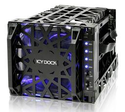 Icy Dock Black Vortex MB074SP-1B — корзина для четырех накопителей с поддержкой горячей замены и хорошей вентиляцией