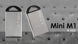 Миниатюрная флэшка Pny Mini M1 получила металлический корпус