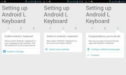 Клавиатура Android L доcтупна для загрузки в Google Play