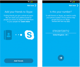 Skype 5.0 для Android добавляет поиск людей из списка контактов телефона