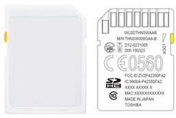 Toshiba THNSW008GAA-B(QB6) — карта памяти SDHC с беспроводным интерфейсом и web-сервером