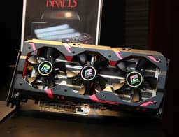 Вентиляторы охладителя 3D-карты PowerColor Devil 13 Dual Core R9 290X способны вращаться с разной скоростью