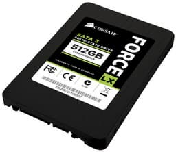 Серию бюджетных твердотельных накопителей Corsair Force Series LX пополнила модель объемом 512 ГБ