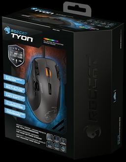 Игровая мышь Roccat Tyon оснащена 32-разрядным процессором и лазерным датчиком разрешением 8200 dpi