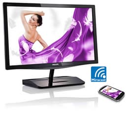 Монитор Philips Miracast 239C4QHWAB поддерживает беспроводное подключение мобильных устройств по стандарту Miracast