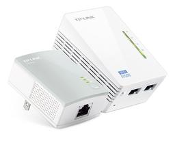 Набор TP-Link TL-WPA4220KIT увеличивает покрытие сети 802.11b/g/n Wi-Fi за счет электропроводки
