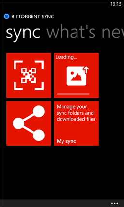 Клиент BitTorrent Sync доступен и для Windows Phone