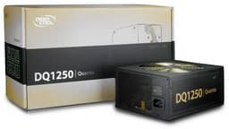 Блок питания Deepcool DQ1250 мощностью 1250 Вт имеет сертификат 80Plus Platinum и комбинированную кабельную систему