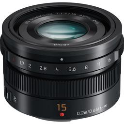 Представлен объектив Panasonic Leica DG Summilux 15mm F1.7 ASPH для камер системы Micro Four Thirds