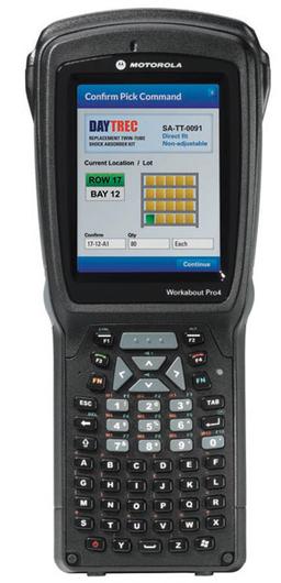 Модульный мобильный компьютер Motorola Solutions Workabout Pro 4 ориентирован на применение на производстве и транспорте