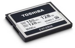 Скорость чтения карт памяти Toshiba Exceria 1000x формата CompactFlash достигает 150 МБ/с