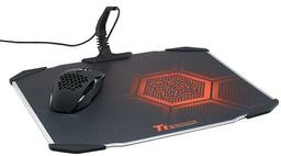 Игровая поверхность Tt eSports Draconem размерами 360 х 300 мм изготовлена из алюминия
