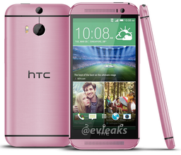 В Сети появилось изображение розового смартфона HTC One M8