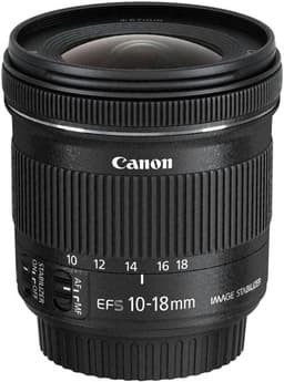 Широкоугольный объектив Canon EF-S 10-18mm f/4.5-5.6 IS STM весит всего 240 г и стоит $300