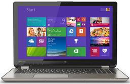 За счет большого угла поворота дисплея ноутбук Toshiba Satellite Radius превращается в огромный планшет