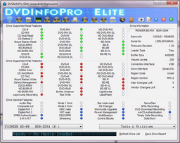 DVDInfoPro v.7.121 - утилита для работы с CD/DVD/BD-приводами