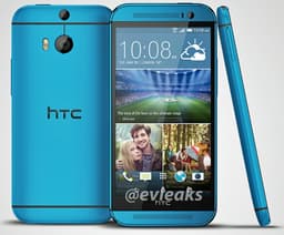 Появилось изображение лазурной версии смартфона HTC One (M8)