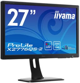 Основой монитора Iiyama ProLite XB2776QS-2 служит 27-дюймовая панель типа AH-IPS разрешением 2560 х 1440 пикселей