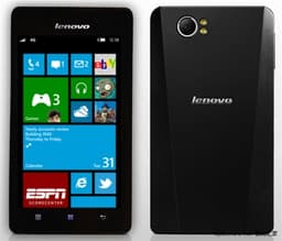 Появилось изображение первого смартфона Lenovo с ОС Windows Phone 8