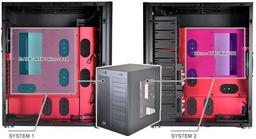В корпусе Lian Li PC-D666 можно собрать сразу два компьютера