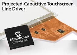 Микросхемы Microchip MTCH65X позволяют улучшить работу сенсорных панелей