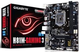 Системная плата Gigabyte H81M-Gaming 3 похожа на системную плату Gigabyte H81M-WW