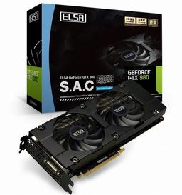 Видеокарта Elsa GeForce GTX 980 SAC оснащается системой охлаждения производства Inno3D
