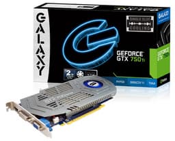 3D-карта Galaxy GeForce GTX750 Ti Razor с 2 ГБ памяти занимает в корпусе ПК один слот