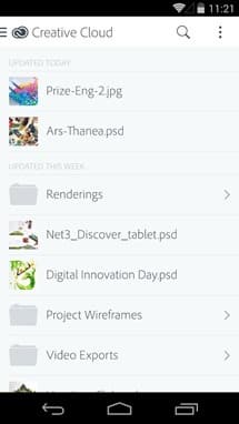 Файлы из Creative Cloud теперь можно просматривать с Android 
