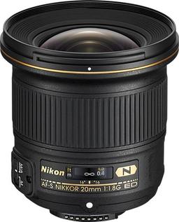 Компания Nikon представила полнокадровый сверхширокоугольный объектив AF-S Nikkor 20mm f/1.8G ED