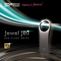 Накопитель Silicon Power Jewel J80 с монолитным металлическим корпусом оснащен интерфейсом USB 3.0