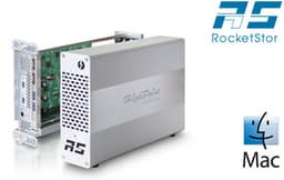 Шасси расширения HighPoint RocketStor 6361A рассчитано на одну плату PCIe и оснащено интерфейсом Thunderbolt 2