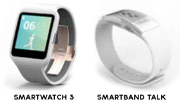 Часы Sony SmartWatch 3 могут получить платформу Android Wear, а браслет SmartBand Talk оснастят изогнутым дисплеем E Ink