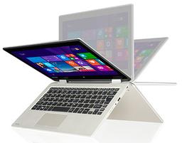 Дисплей ноутбука Toshiba Satellite Radius 11 вращается на угол, близкий к 360°