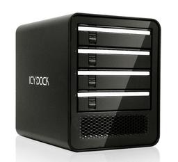 Внешнее шасси Icy Dock ICYCube MB561U3S-4SB рассчитано на четыре накопителя 