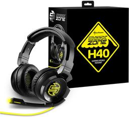 В игровой гарнитуре Sharkoon Shark Zone H40 используются звуковые излучатели с 50-миллиметровыми мембранами