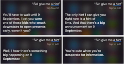 Siri рассказала, когда представят новые смартфоны Apple iPhone
