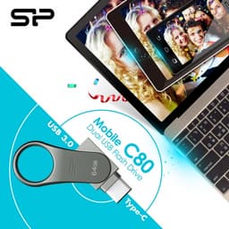 Флэш-накопители Silicon Power Mobile C80 оснащены разъёмами USB 3.0 Type-A и Type-C