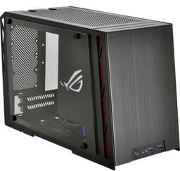 В корпусе Lian Li PC-Q17 блок питания устанавливается рядом с накопителями и передней панелью