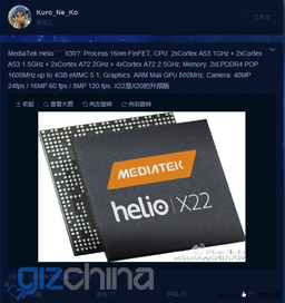 В конфигурацию десятиядерной однокристальной платформы MediaTek Helio X30 войдёт шесть ядер Cortex-A72