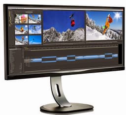 Монитор Philips BDM3470UP получил 34-дюймовую панель разрешением 3440 х 1440 точек