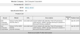 Dell готовит 10-дюймовый планшет Venue 10 Pro 5055 под управлением ОС Windows 8.1