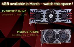 Варианты видеокарты Nvidia GeForce GTX 960 с 4 ГБ памяти появятся весной 