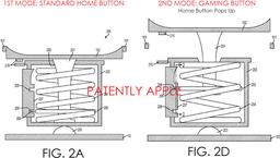 Apple патентует кнопку Home, которая имеет режим джойстика