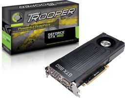 3D-карта Point of View Trooper GTX 960 Ammo разогнана в заводских условиях, а Trooper GTX 960 — нет 